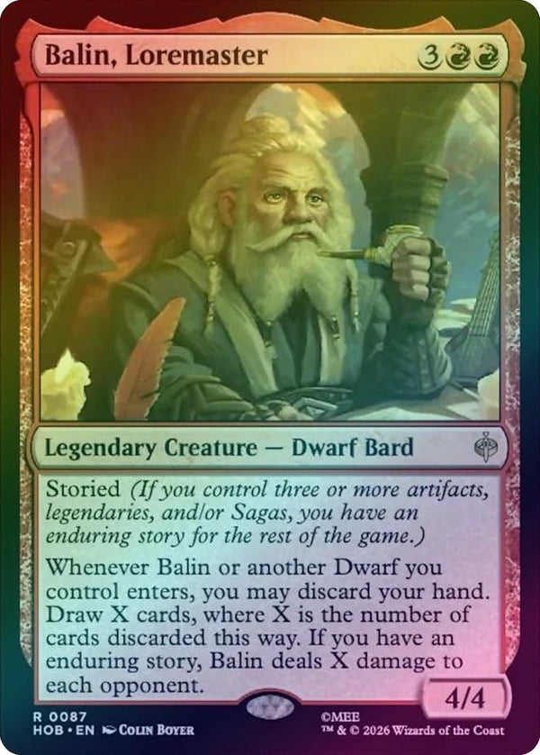 Balin, Loremaster (Foil) (HOB) (Pre-Order)