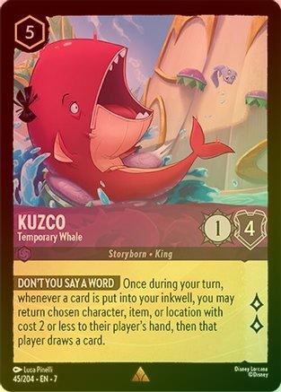 Kuzco (Temporary Whale) - 45/204 - Rare (Foil)