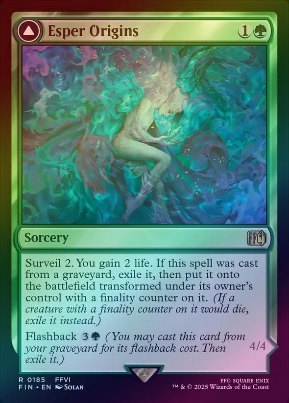 Esper Origins // Summon: Esper Maduin (Foil) (FIN)
