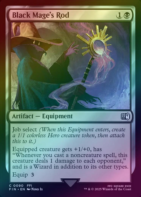Black Mage's Rod (Foil) (FIN)