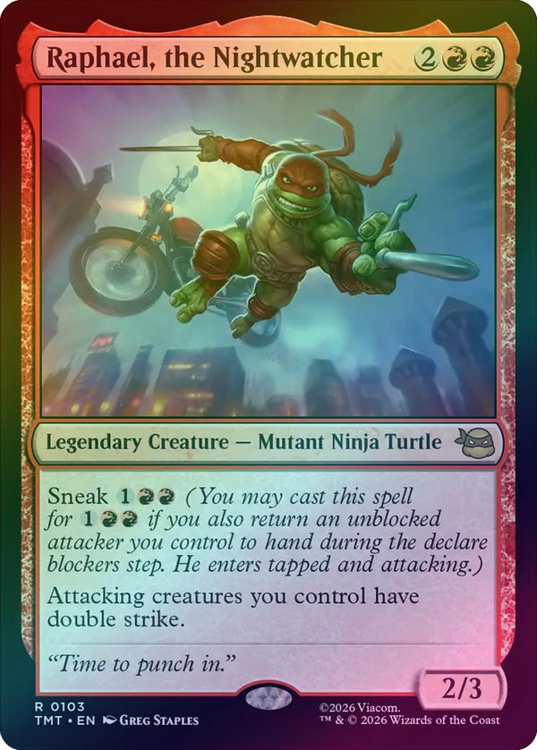 Raphael, the Nightwatcher (Foil) (TMT)