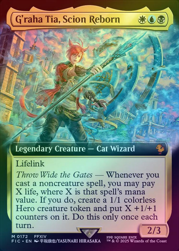 G'raha Tia, Scion Reborn - Extended Art (Foil) (FIC)