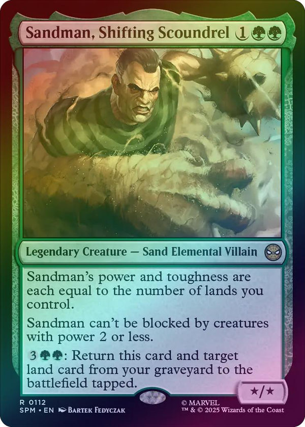 Sandman, Shifting Scoundrel (Foil) (SPM)