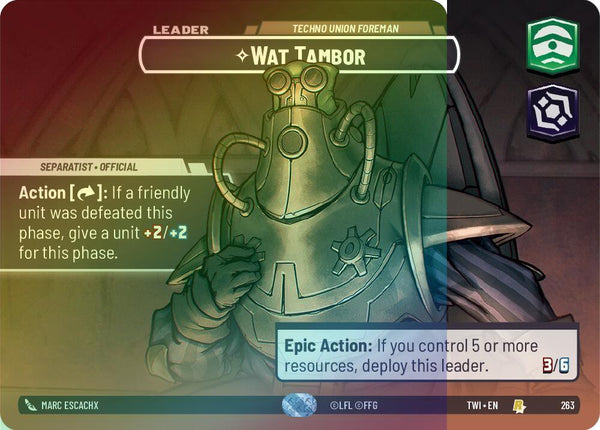 Wat Tambor - Techno Union Foreman (Showcase) - 263 - Rare (Foil)