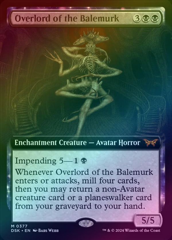 Overlord of the Balemurk - Extended Art (Foil) (DSK)
