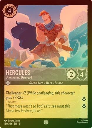 Hercules (Unwavering Demigod) - 180/204 - Common (Foil)