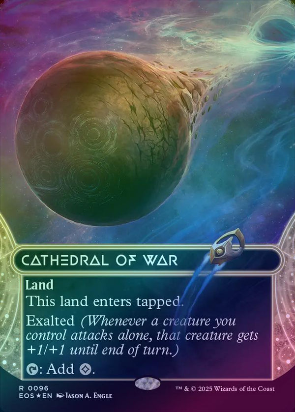 Cathedral of War - Borderless (Galaxy Foil) (EOS)