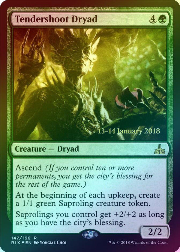 Tendershoot Dryad - Prerelease Promo (Foil) (PRIX)
