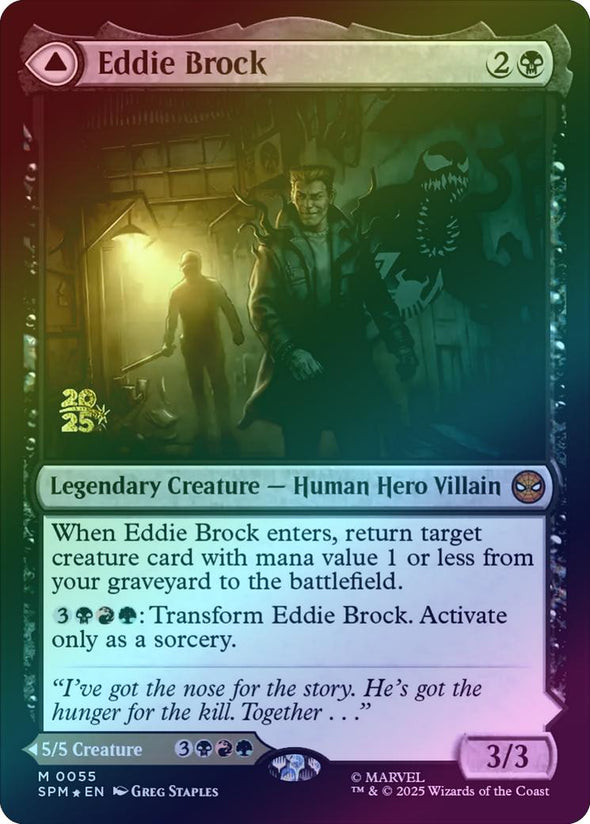 Eddie Brock // Venom, Lethal Protector - Prerelease Promo (Foil) (PSPM)
