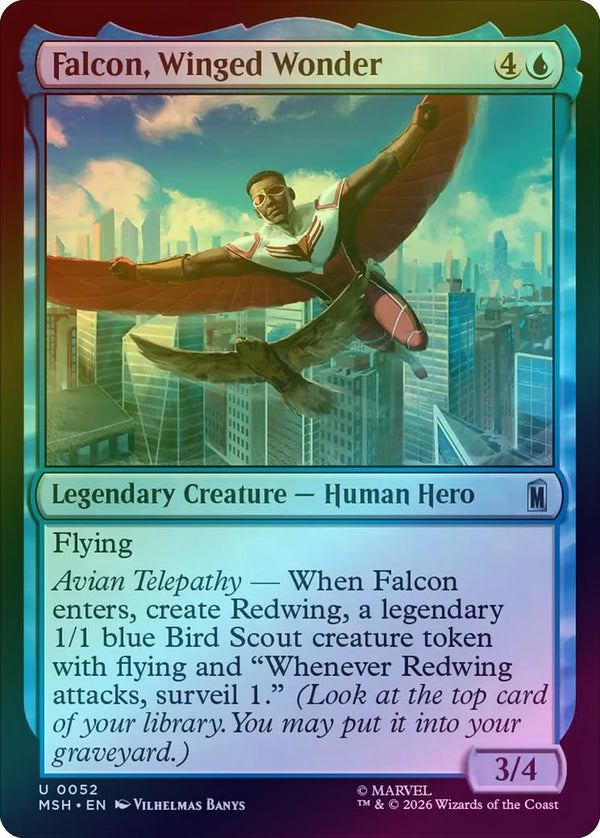 Falcon, Winged Wonder (Foil) (MSH) (Pre-Order)