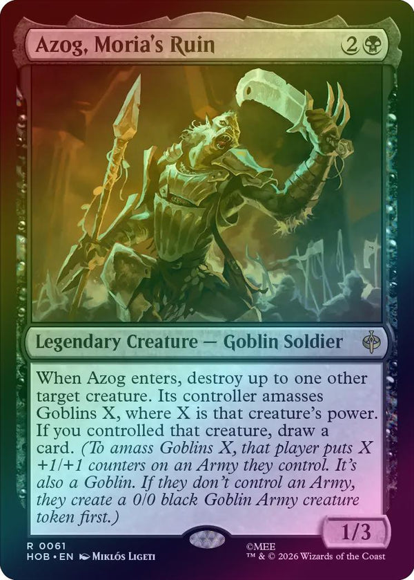 Azog, Moria's Ruin (Foil) (HOB) (Pre-Order)