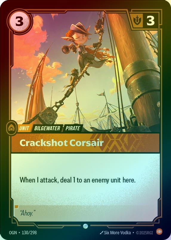 Crackshot Corsair - 130/298 - Common (Foil)