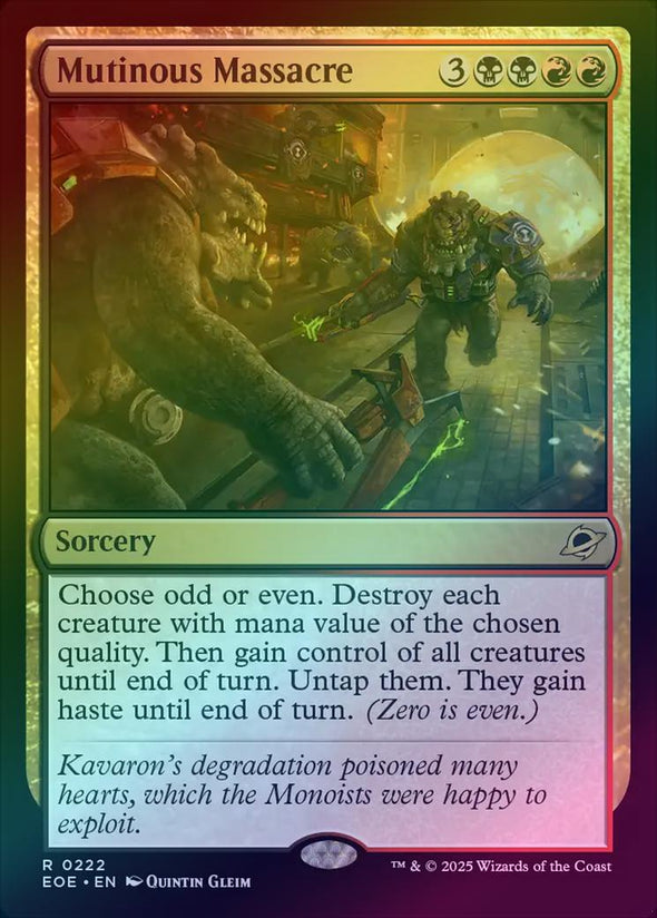 Mutinous Massacre (Foil) (EOE)