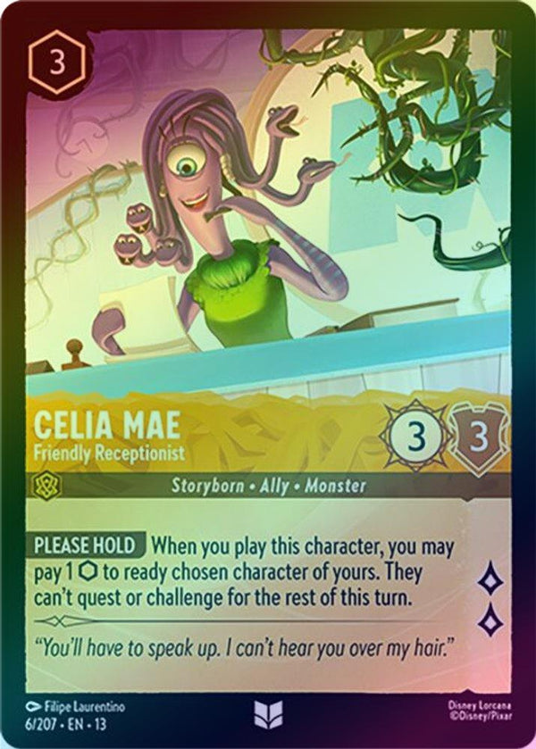Celia Mae (Friendly Receptionist) - 6/207 - Uncommon (Foil)