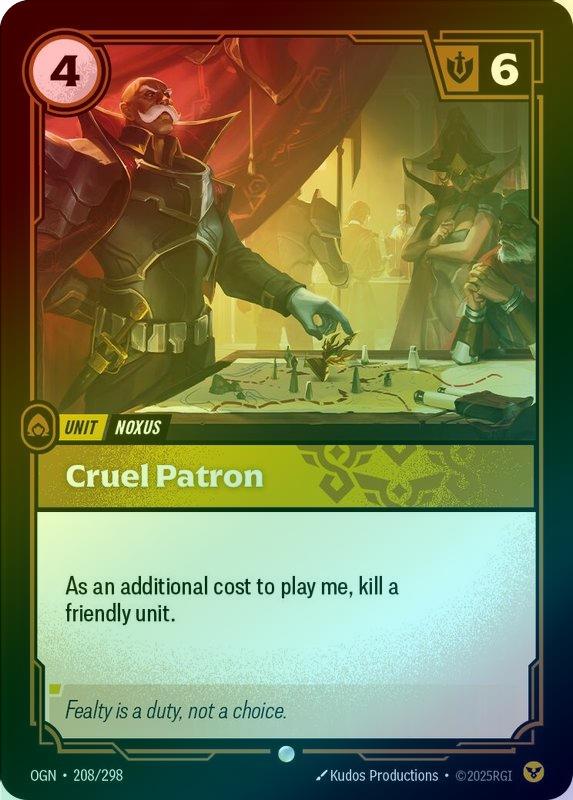 Cruel Patron - 208/298 - Common (Foil)