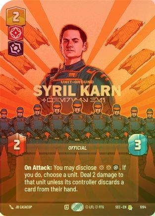 Syril Karn - Where Is He? (Prestige Foil) - 1094 - Rare (Foil)