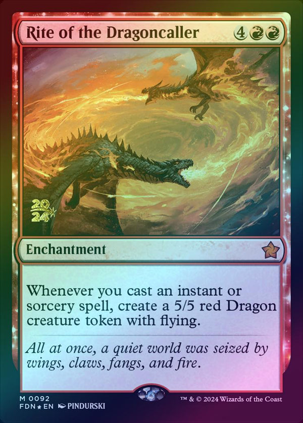 Rite of the Dragoncaller - Prerelease Promo (Foil) (PFDN)
