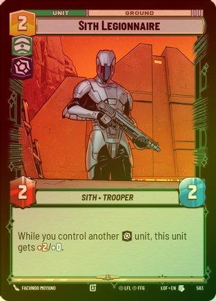 Sith Legionnaire - 583 - Uncommon (Foil)
