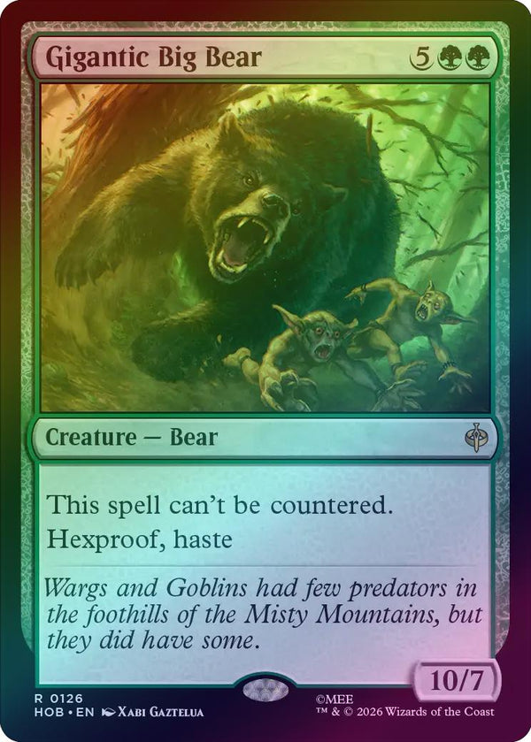 Gigantic Big Bear (Foil) (HOB) (Pre-Order)