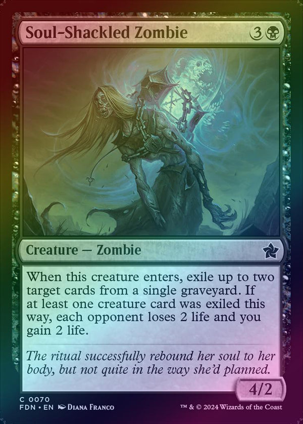 Soul-Shackled Zombie (Foil) (FDN)