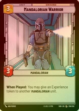 Mandalorian Warrior - 258/262 - Common (Foil)