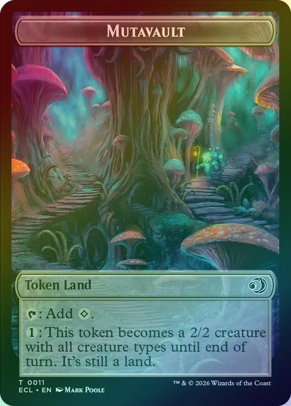 Elk // Mutavault Token (Foil) (TECL)