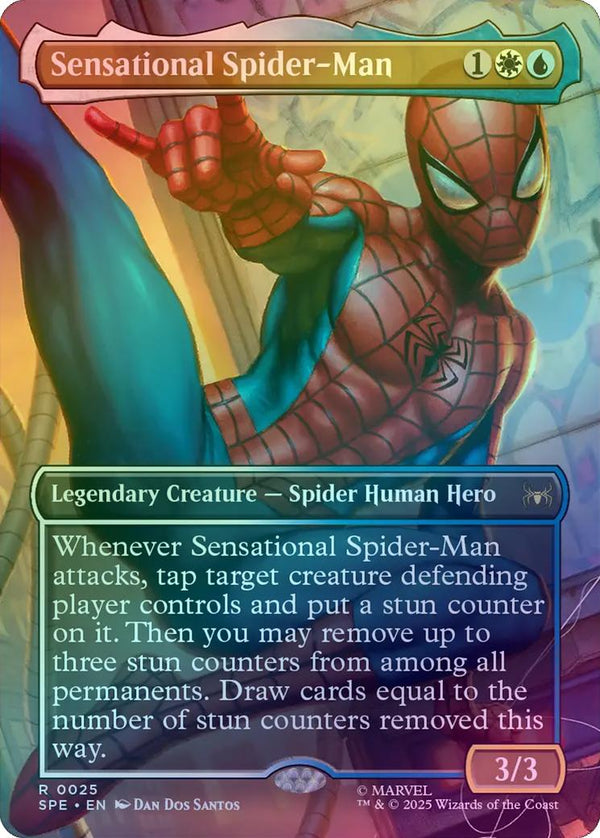 Sensational Spider-Man - Borderless Scene (Foil) (SPE)