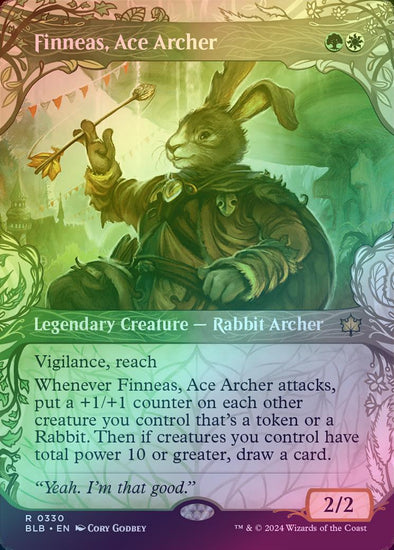 Finneas, Ace Archer - Woodland Showcase (Foil) (BLB)