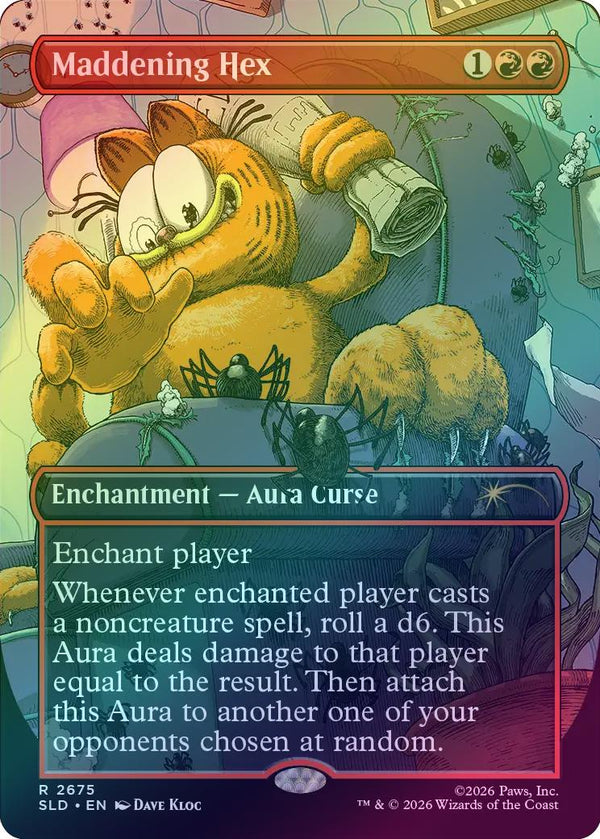 Maddening Hex - Garfield: Our Only Thought Is to Entertain You (Foil) (SLD)