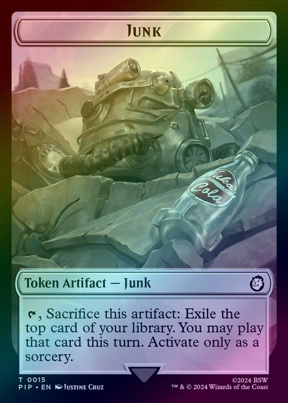Human Knight // Junk Token (Foil) (TPIP)