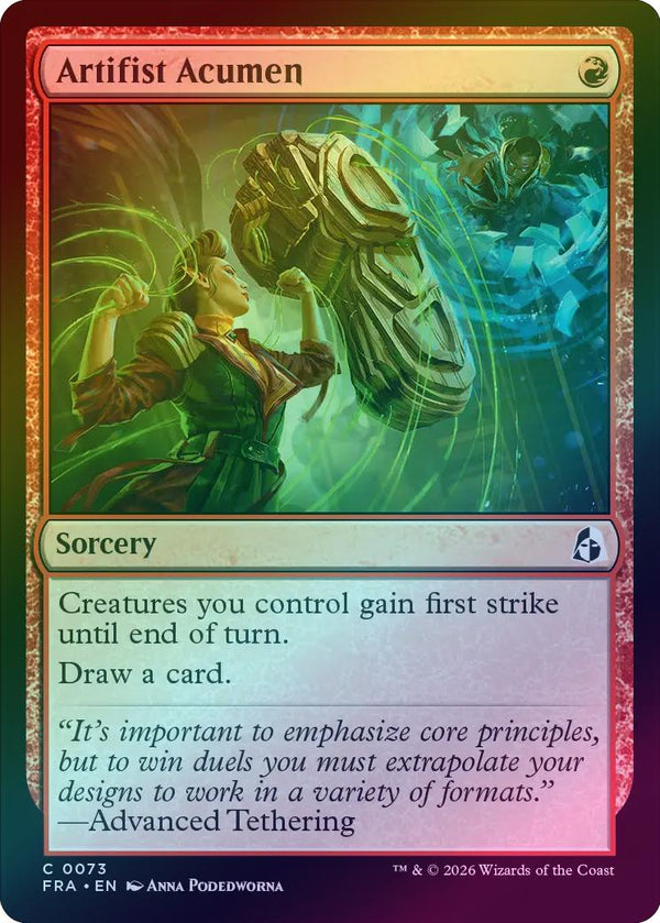 Artifist Acumen (Foil) (FRA)