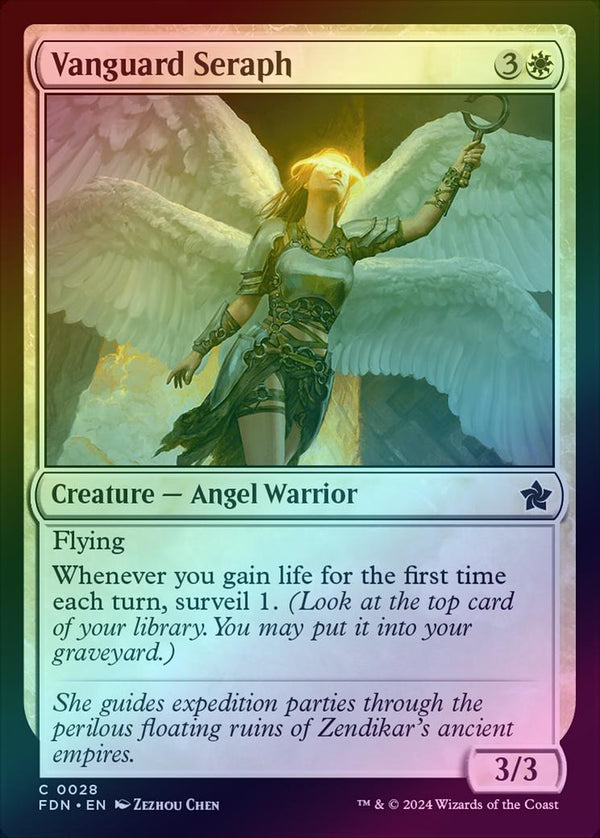 Vanguard Seraph (Foil) (FDN)