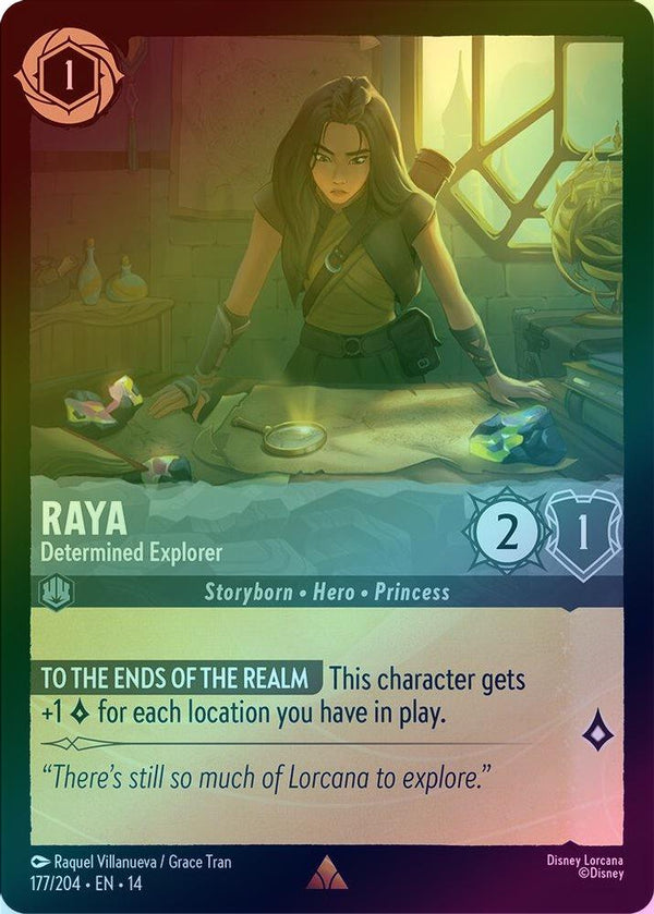 Raya (Determined Explorer) - 177/204 - Rare (Foil)