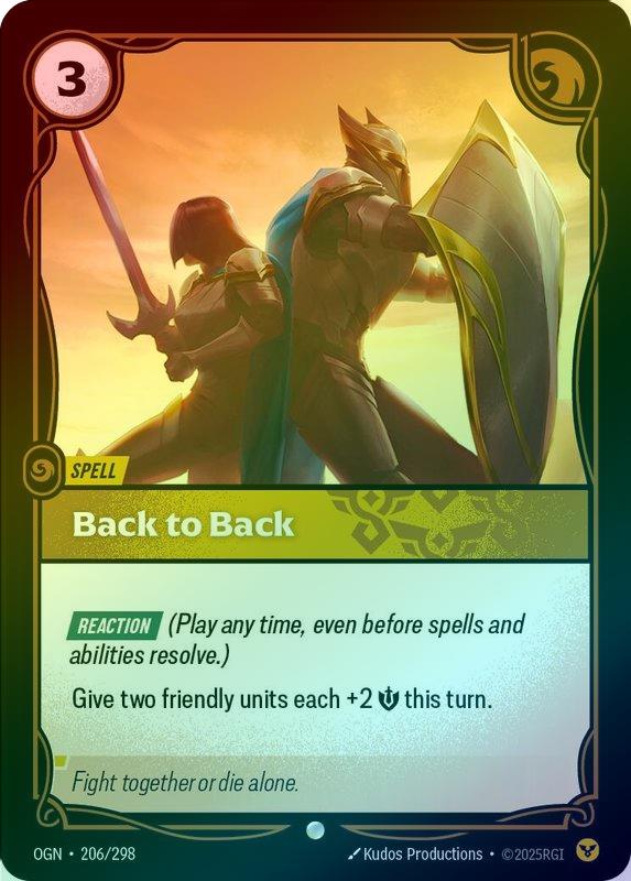 Back to Back - 206/298 - Common (Foil)