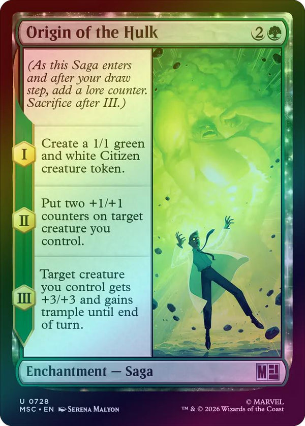 Origin of the Hulk (Foil) (MSC)