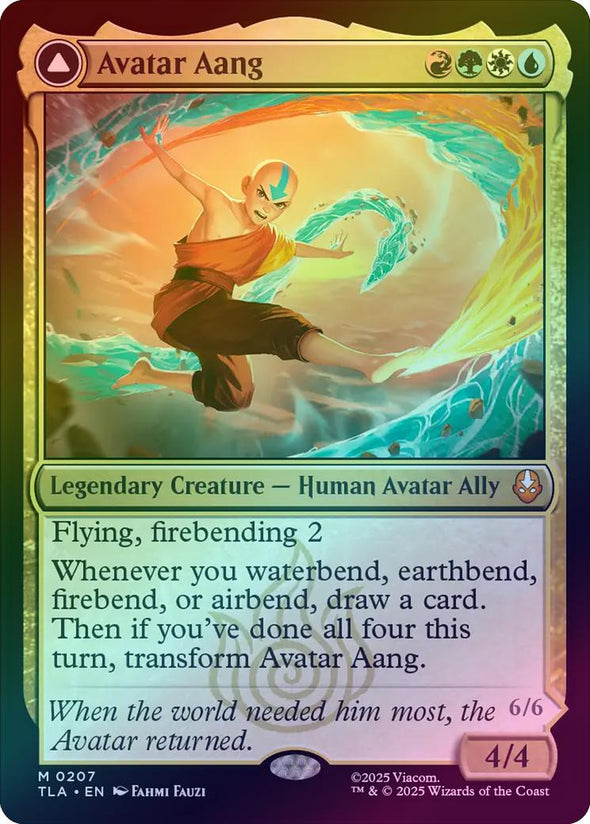 Avatar Aang // Aang, Master of Elements (Foil) (TLA)
