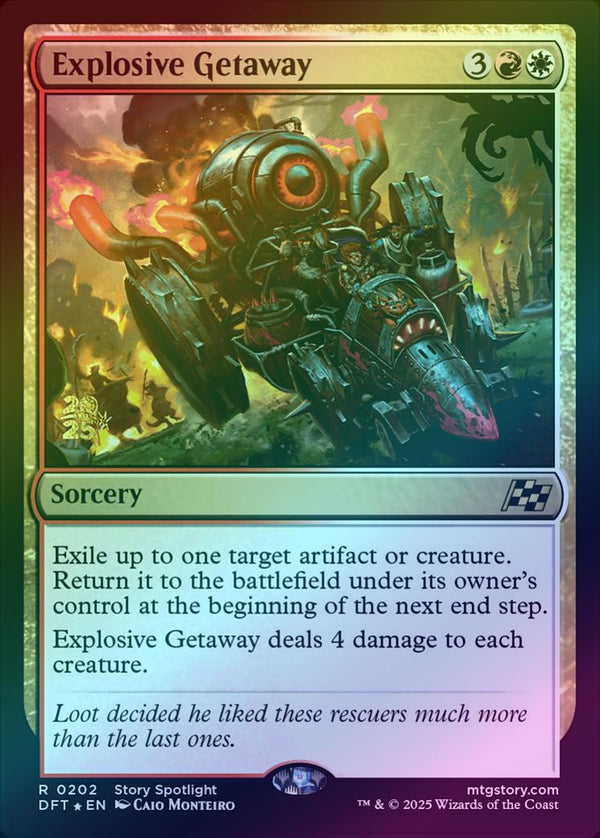 Explosive Getaway - Prerelease Promo (Foil) (PDFT)