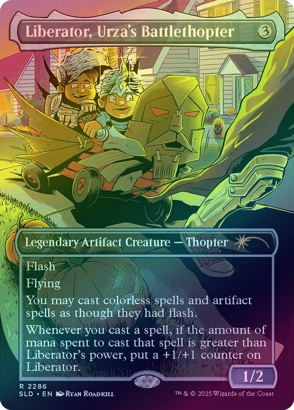 Liberator, Urza's Battlethopter - Trick Or Treat (Rainbow Foil) (SLD)