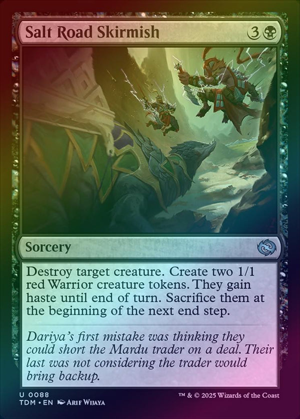 Salt Road Skirmish (Foil) (TDM)