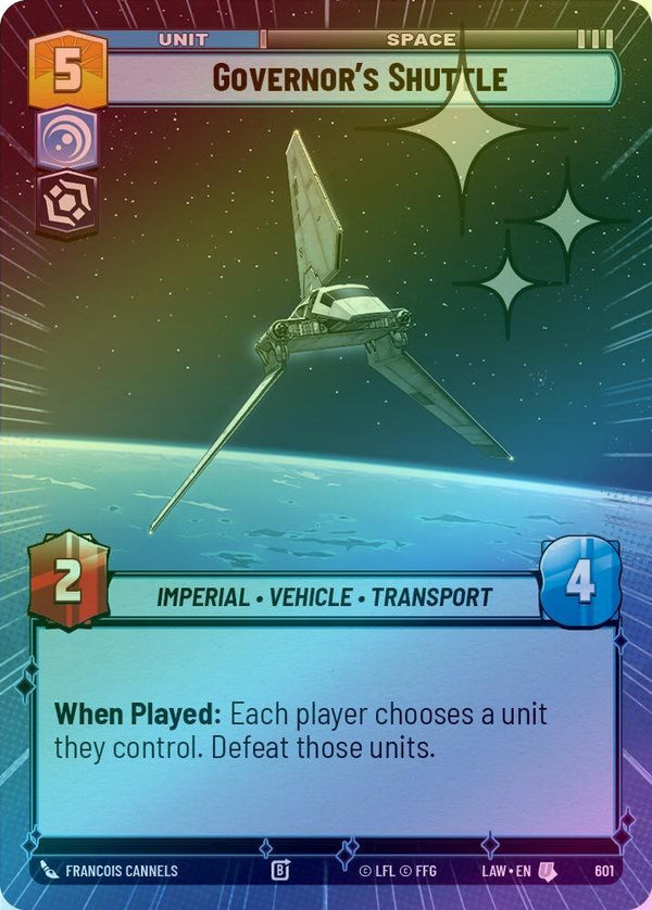 Governor's Shuttle (Hyperspace Foil) - 601 - Uncommon (Foil)