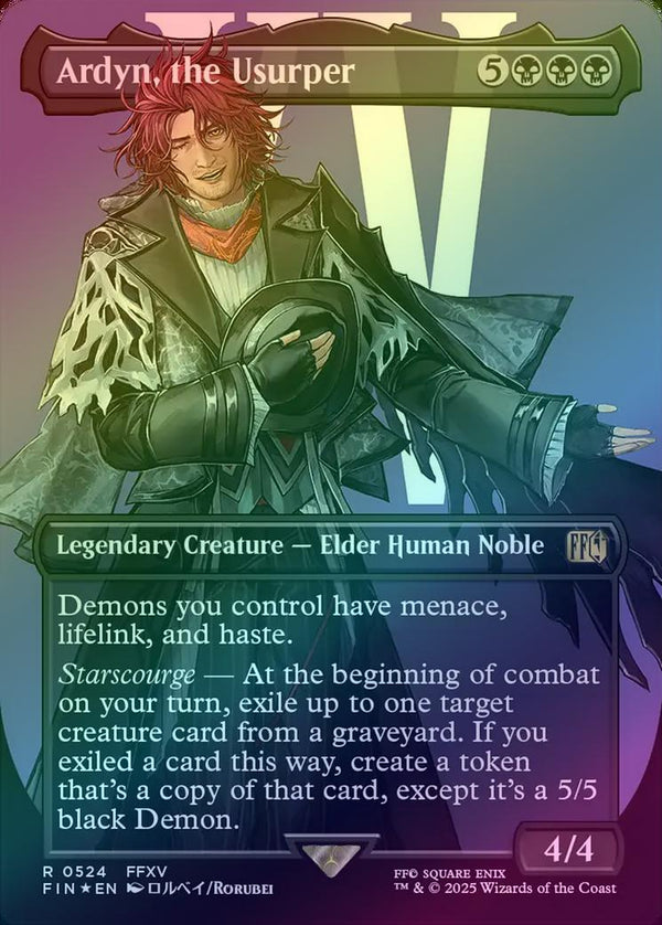 Ardyn, the Usurper - Borderless (Surge Foil) (FIN)