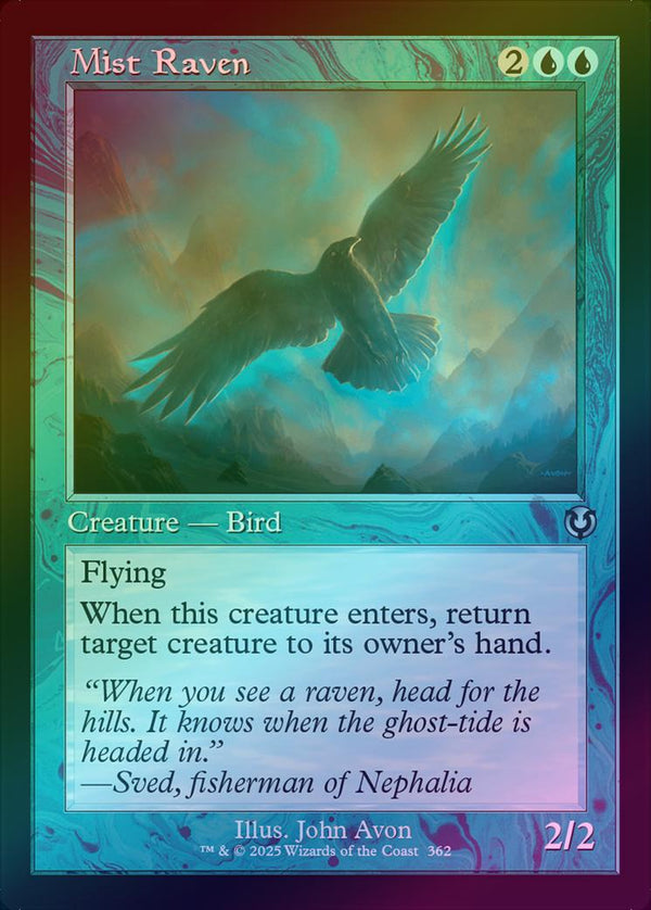 Mist Raven - Retro Frame (Foil) (INR)