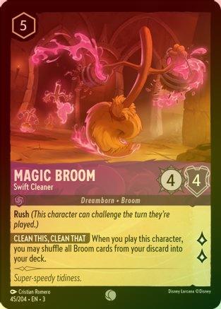 Magic Broom (Swift Cleaner) - 45//204 - Common (Foil)