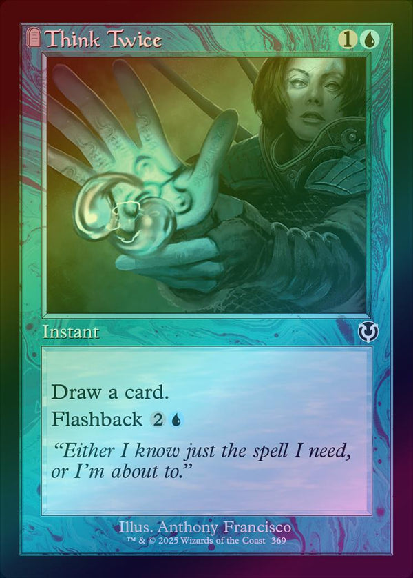 Think Twice - Retro Frame (Foil) (INR)