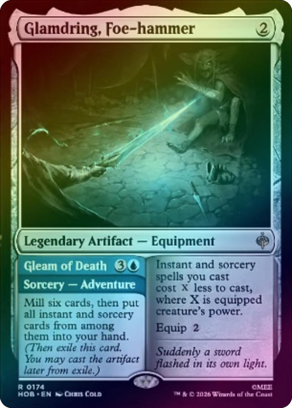 Glamdring, Foe-hammer // Gleam of Death (Foil) (HOB) (Pre-Order)