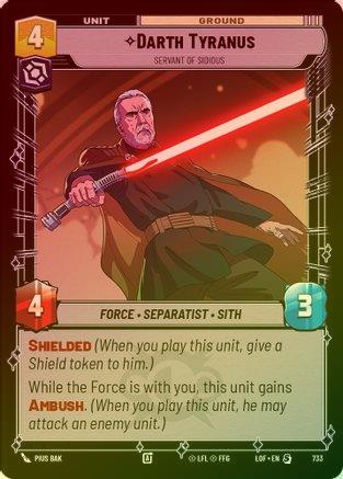 Darth Tyranus - Servant of Sidious - 733 - Special (Foil)