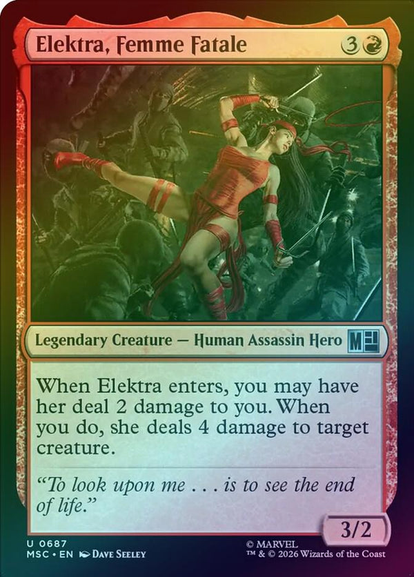 Elektra, Femme Fatale (Foil) (MSC)