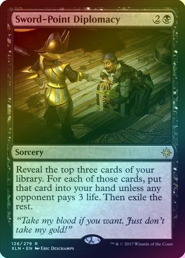 Sword-Point Diplomacy (Foil) (XLN)