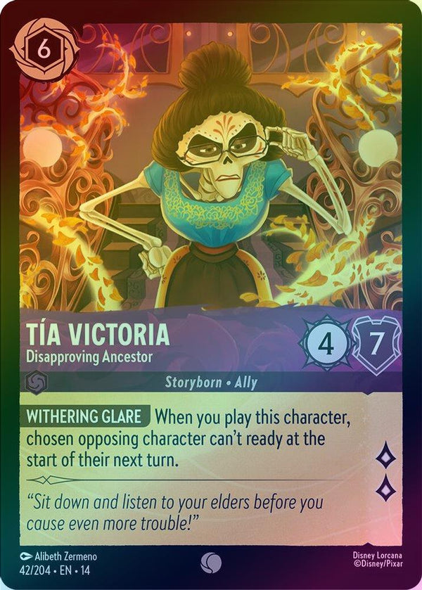 Tia Victoria (Disapproving Ancestor) - 42/204 - Common (Foil)