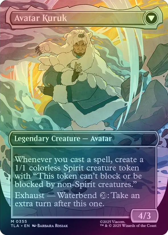 The Legend of Kuruk // Avatar Kuruk - Borderless Saga (Foil) (TLA)